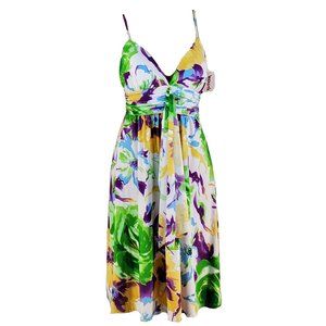 FLOWERED MULTI COLOR DRESS